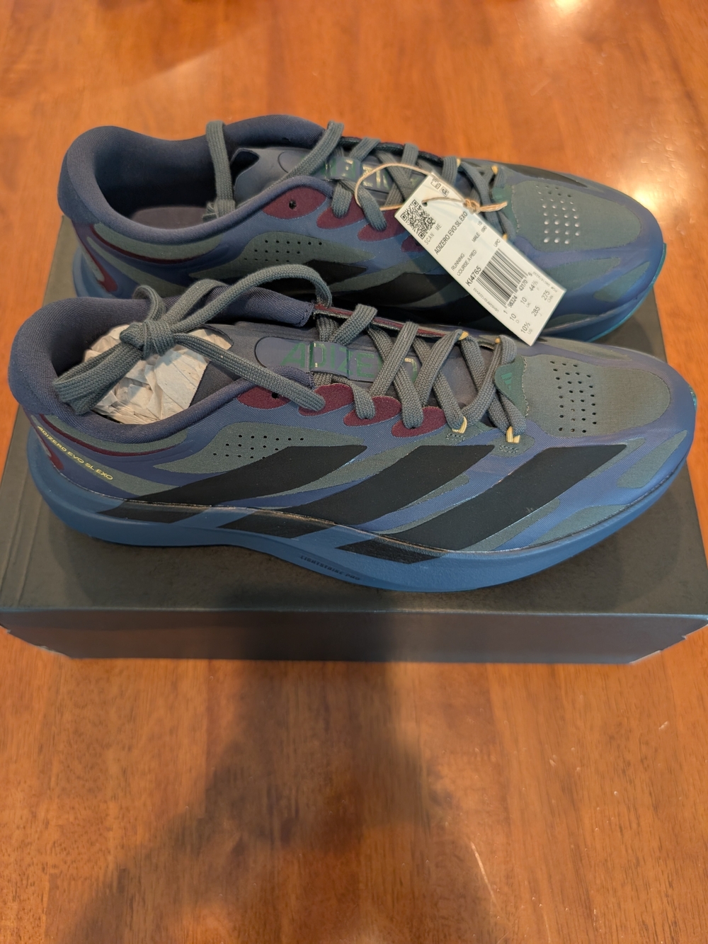 Adizero Evo SL EXO Collegiate Navy Core Black Pyrite - KI4765